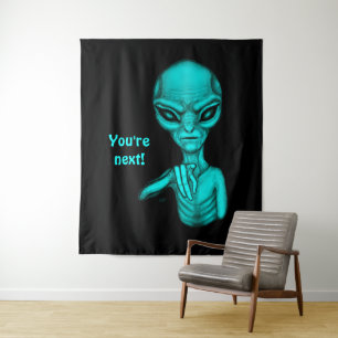 Tapete De Parede Alienígena ruim, você é a próxima!