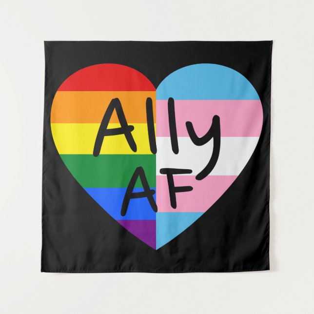 Tapete De Parede Ally AF III - Orgulho da Fila Trans Gay de Sinaliz (Frente)