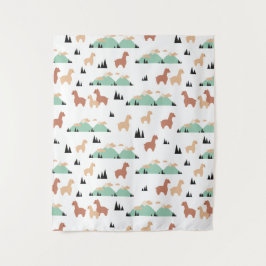 Tapete De Parede Alpaca Primavera Garden