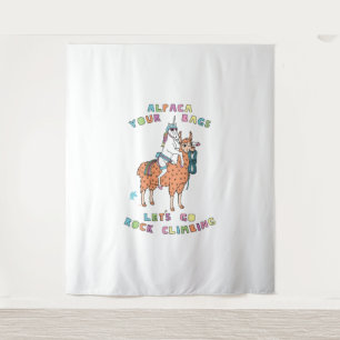 Tapete De Parede Alpaca Suas Bolsas Vamos Escalar o Unicórnio