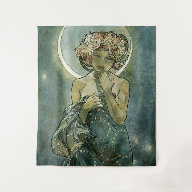 Tapete De Parede Alphonse Mucha Stunning Art Nouveau Mulher #18 (Frente)