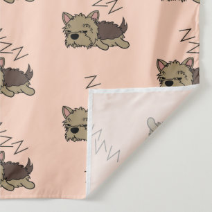 Tapete De Parede Amante de Cão Yorkshire Terrier Adormecido ZZZ Don