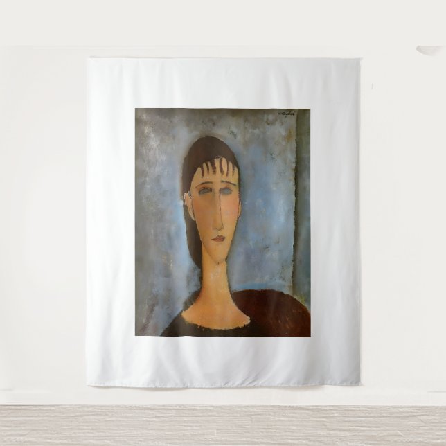 Tapete De Parede Amedeo Modigliani art painting (Frente)