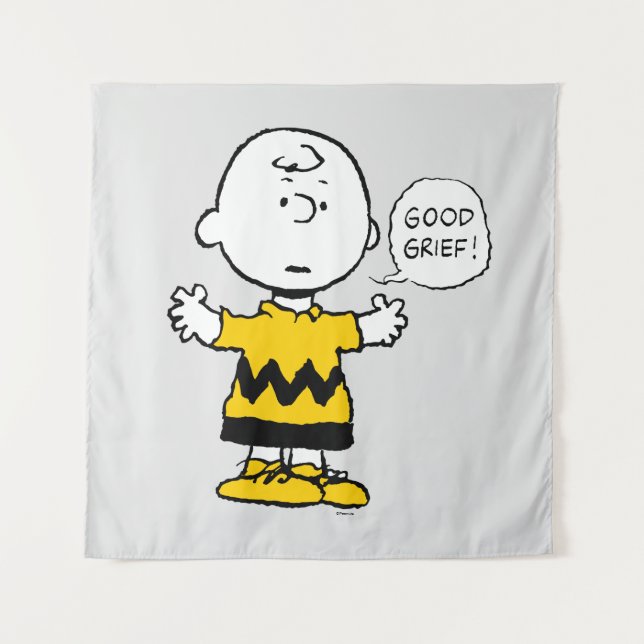 Tapete De Parede Amendoins | Bom luto Charlie Brown (Frente)
