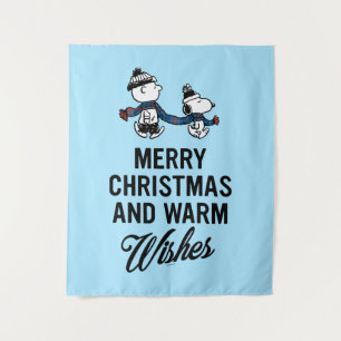 Tapete De Parede Amendoins   Feliz Natal Snoopy & Charlie Brown