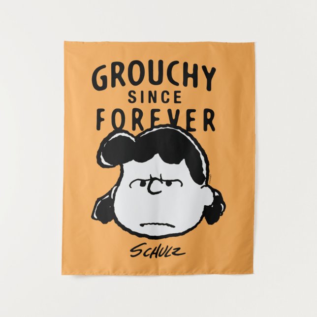 Tapete De Parede Amendoins | Grouchy Since Forever Lucy (Frente)