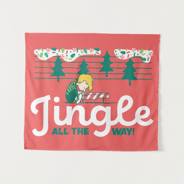 Tapete De Parede Amendoins | Jingle All Way (Frente (Horizontal))