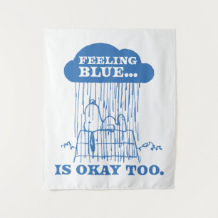 Tapete De Parede Amendoins   Snoopy Feeling Blue Também Está Bem