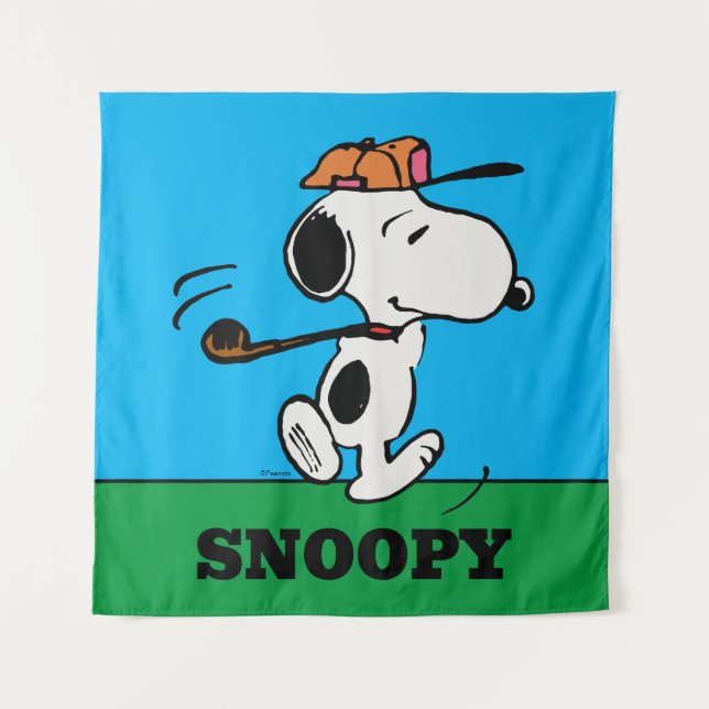 Tapete De Parede Amendoins | Snoopy Golf Swing (Frente)