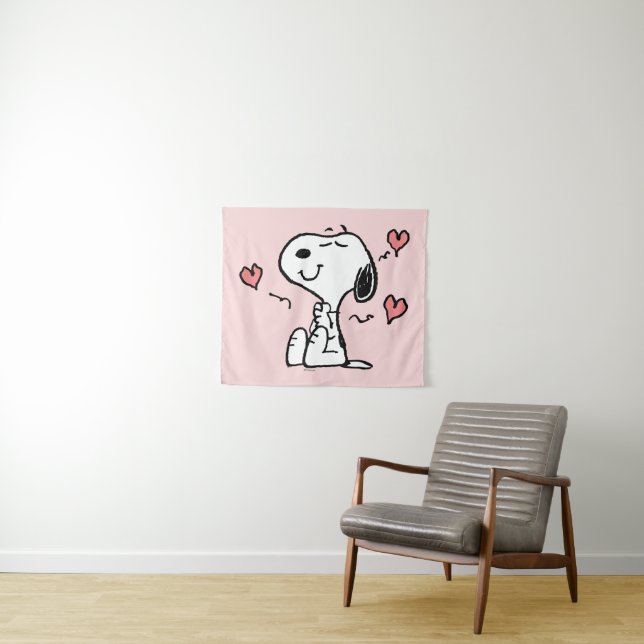 Tapete De Parede Amendoins | Snoopy Hearts (In Situ (Horizontal))