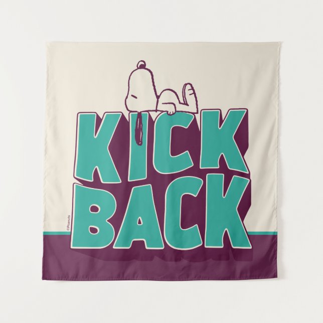 Tapete De Parede Amendoins | Snoopy Kickback (Frente)