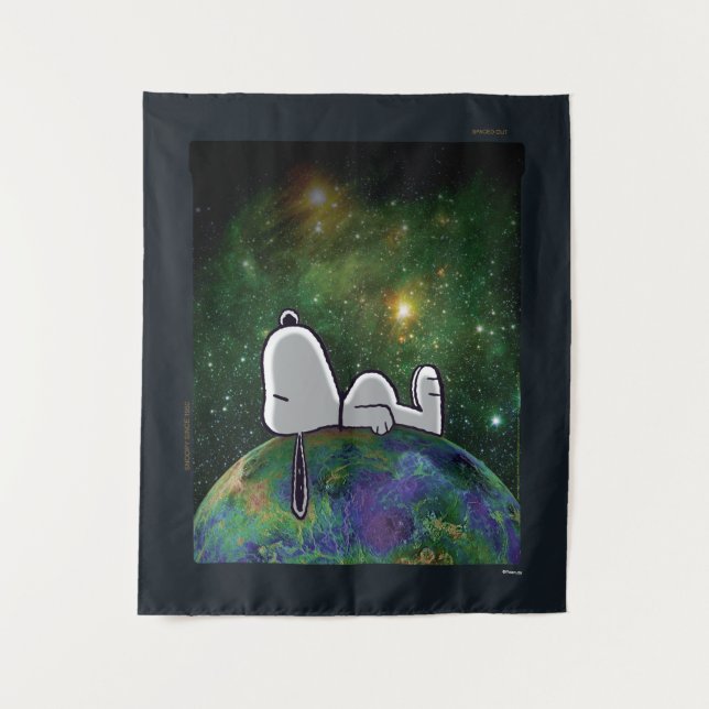 Tapete De Parede Amendoins | Snoopy Spacout (Frente)