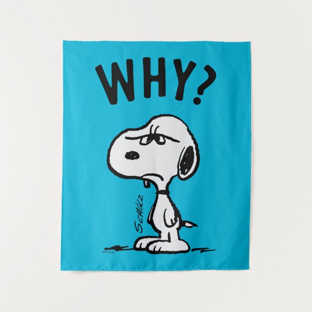 Tapete De Parede Amendoins | Snoopy Wonders Why? (Frente)