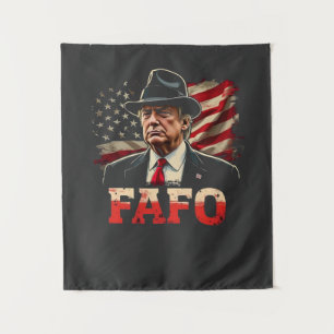 Tapete De Parede American Donald Trump FAFO EUA Flag Patriotic