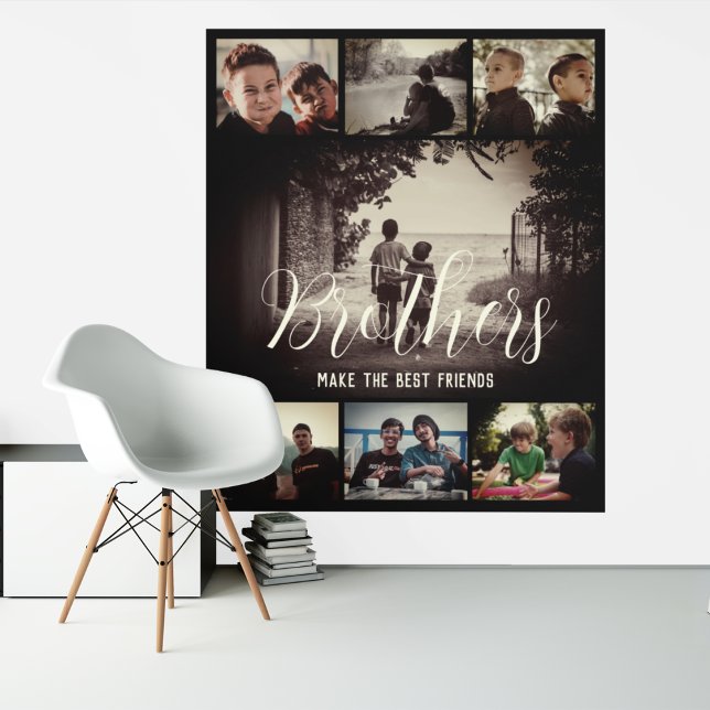 Tapete De Parede Amigos Modernos Irmão Melhores Amigos Colagem de F (Criador carregado)