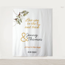 Tapete De Parede Amo-te à Lua e às pessoas