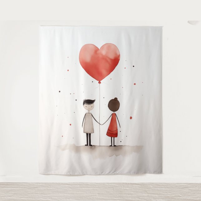 Tapete De Parede Amor à Simplicidade (Frente)