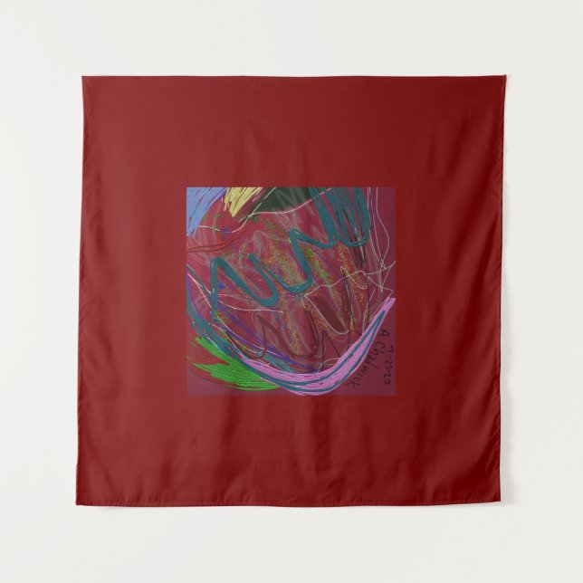 Tapete De Parede Amor Abstrato  (Frente)