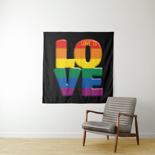Tapete De Parede amor arco-íris (In Situ)