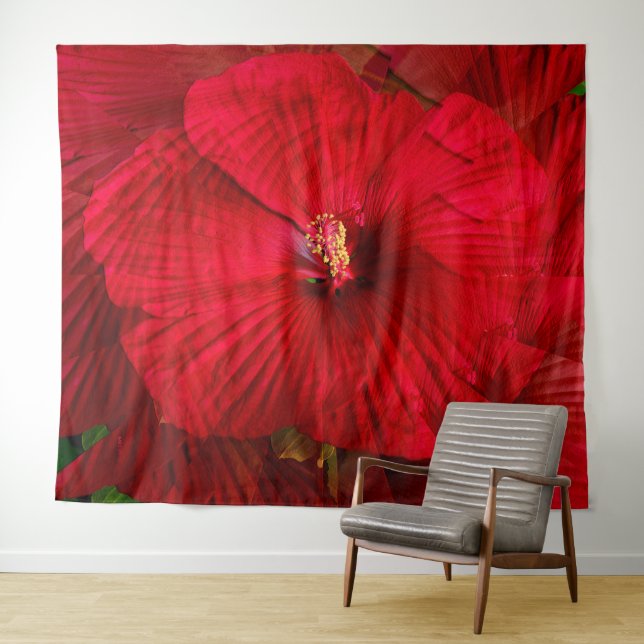 Tapete De Parede Amor de Hibiscus... (In Situ (Horizontal))