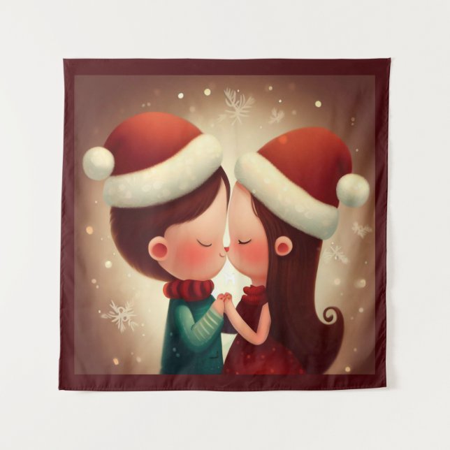 Tapete De Parede Amor de Natal 2 (Frente)