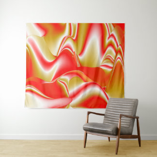 Tapete De Parede Amor e Abstrato 3D Rainbowart Dourado