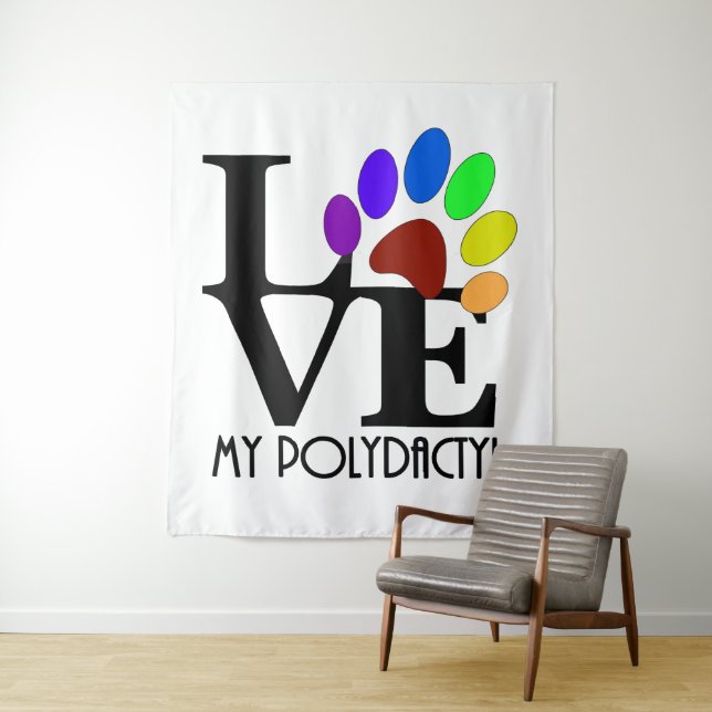 Tapete De Parede AMOR Meu Polidátilo (In Situ)