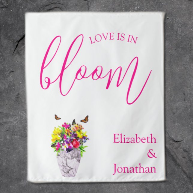 Tapete De Parede Amor No Bloom Floral Wedding (Criador carregado)