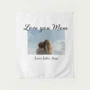 Tapete De Parede amor você mãe dia das mães adicionar foto nome sim