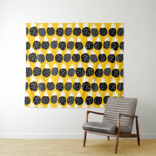 Tapete De Parede Ananás preto