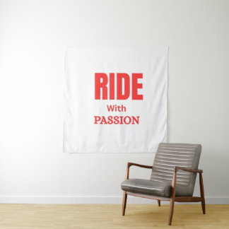 Tapete De Parede Andar Com Paixão – Tipografia Motivacional de Moto