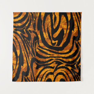Tapete De Parede Animal Skin Pattern. The fabric Abstract with Tige