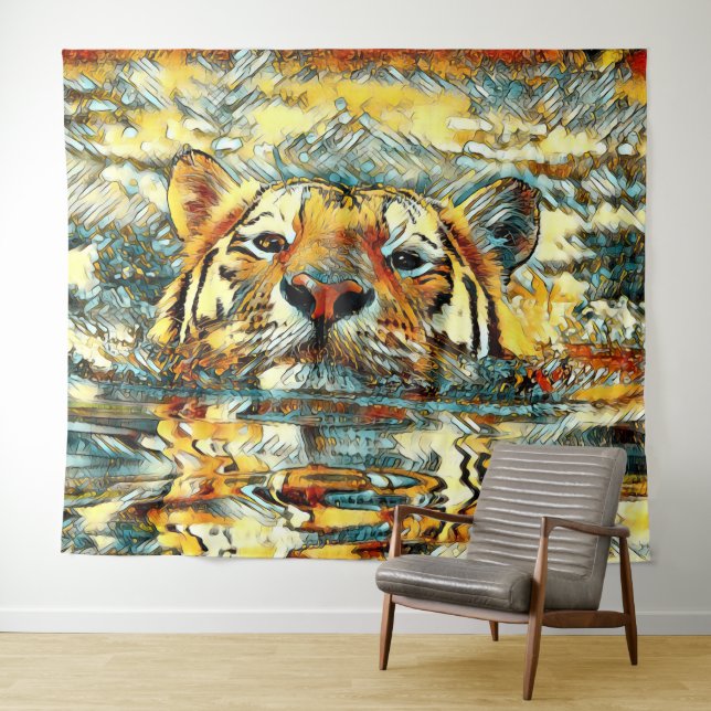 Tapete De Parede AnimalArt_Tiger_001 (In Situ (Horizontal))