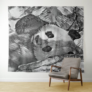 Tapete De Parede AnimalArtBW_Panda_002