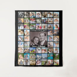 Tapete De Parede Aniversário Colagem de 55 Fotos Memórias Fundo