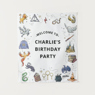 Tapete De Parede Aniversário do Ícone Harry Potter
