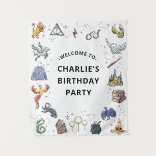 Tapete De Parede Aniversário do Ícone Harry Potter