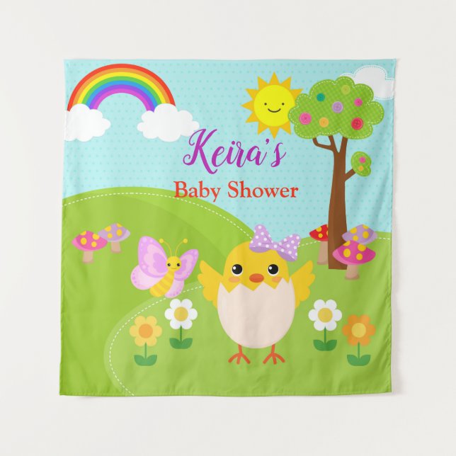 Tapete De Parede Aniversário do primavera/bandeira contexto do chá (Frente)