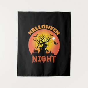 Tapete De Parede Aniversário na Noite de Halloween