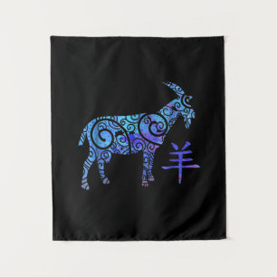 Tapete De Parede Ano De Cabra Chinesa Zodiac