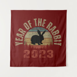 TAPETE DE PAREDE ANO DO COELHO 2023