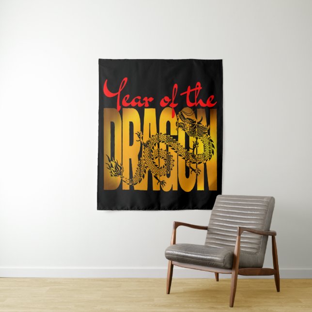 Tapete De Parede Ano do Dragão (In Situ)