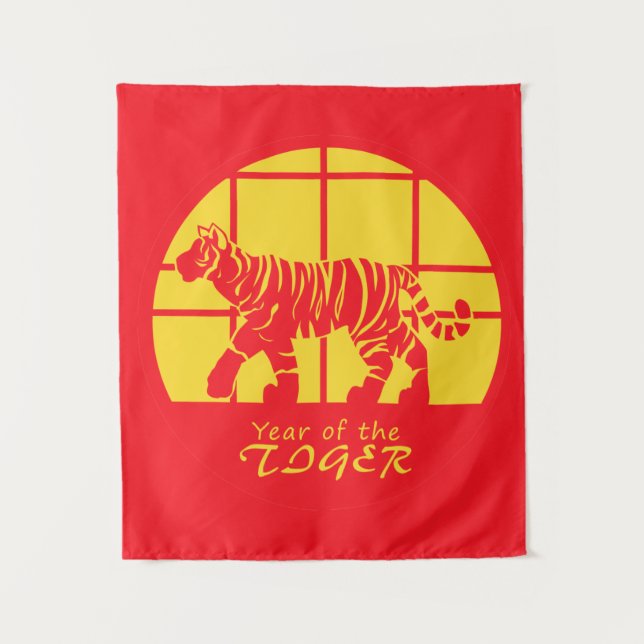 Tapete De Parede Ano do Tigre (Frente)
