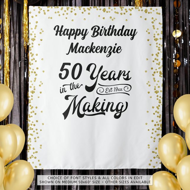 Tapete De Parede Anos de Aniversário Retroativos no Personalizado d (Criador carregado)