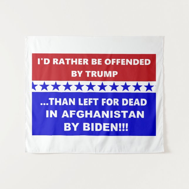Tapete De Parede Anti Biden Afghanistan Left For Dead (Frente (Horizontal))