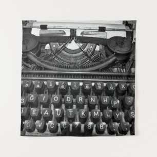 Tapete De Parede antiga máquina de escrever usada na correspondênci