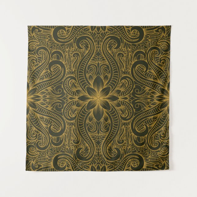 Tapete De Parede antiguidade clássica de decoração de fundo embosca (Frente)