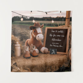 Tapete De Parede Anúncio de gravidez do cowboy country