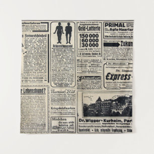 Tapete De Parede Anúncios antigos em jornais alemães 1917