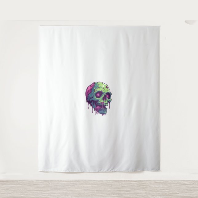 Tapete De Parede Apocalipse do Caveira Zombie (Frente)